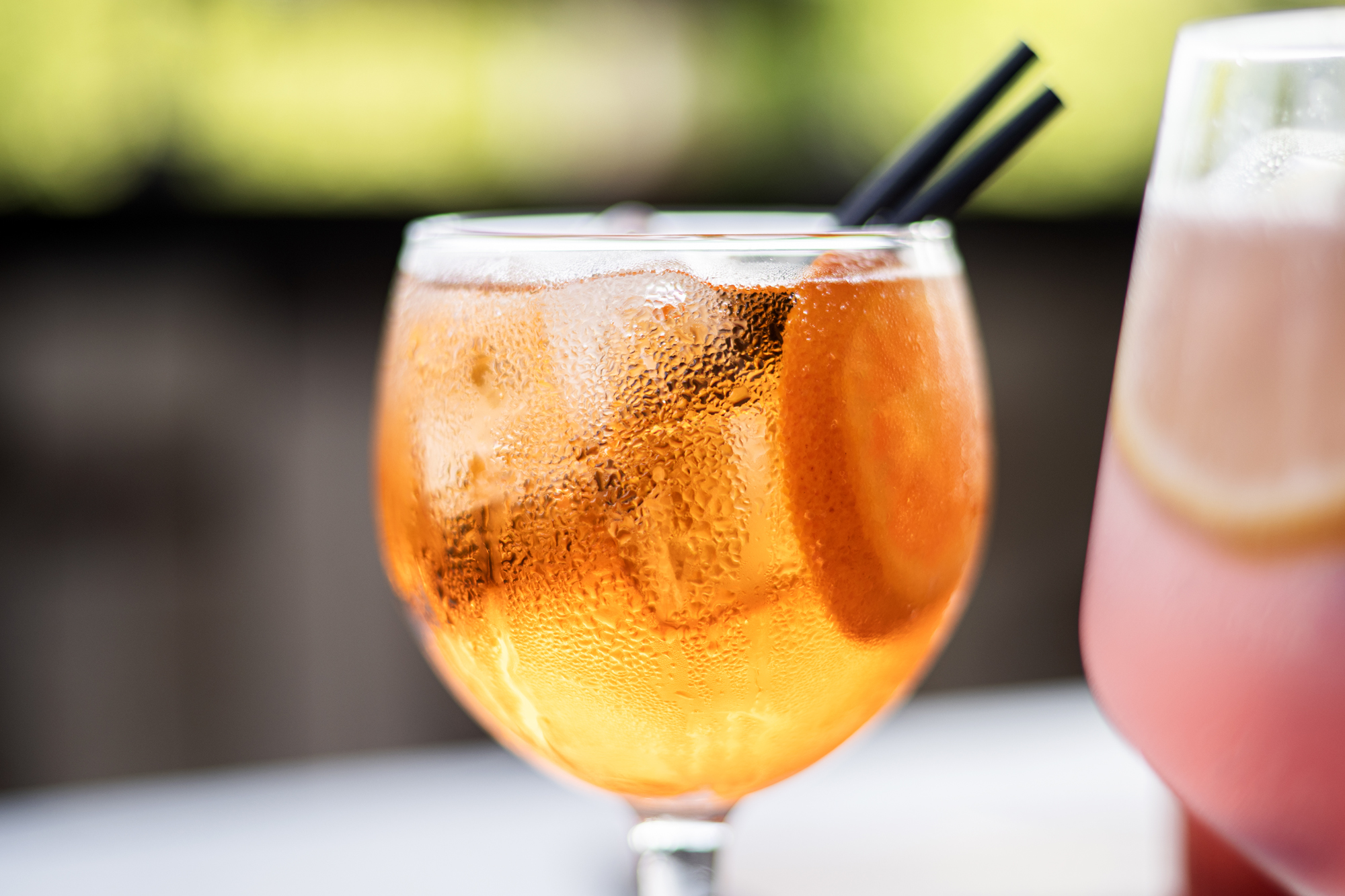 Cocktails on the terrace at The Nest