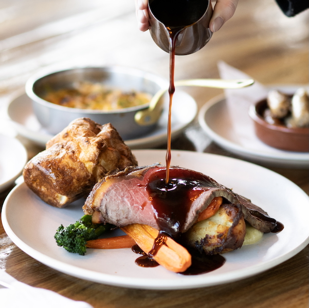 Sunday Lunch at The Nest, our restaurant and bar.